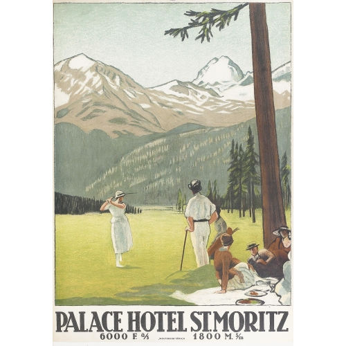 EMIL CARDINAUX : 'Palace Hotel St. Moritz' (DOBIASCHOFSKY AUKTIONEN AG)