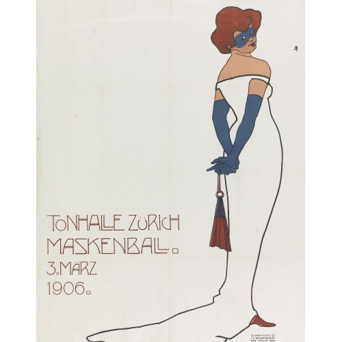 SIGISMUND RIGHINI : 'Tonhalle Z�rich, Maskenball 1906' (DOBIASCHOFSKY AUKTIONEN AG)