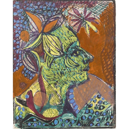 SERGE BRIGNONI : Jeune femme florale (DOBIASCHOFSKY AUKTIONEN AG)