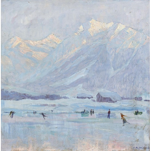 HANS BEAT WIELAND : 'Nebelstimmung' (DOBIASCHOFSKY AUKTIONEN AG)