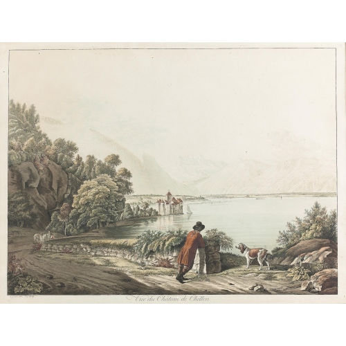 CHRISTIAN VON MECHEL : 'Vue du Ch�teau de Chillon.' (DOBIASCHOFSKY AUKTIONEN AG)