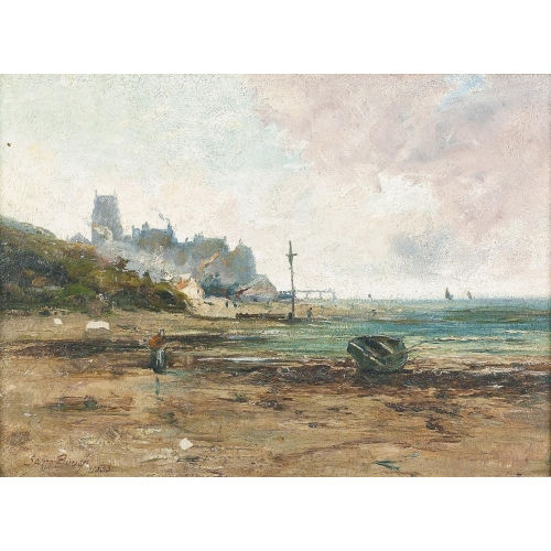 SAMUEL BOUGH : Sommerliche Partie am Meeresstrand (DOBIASCHOFSKY AUKTIONEN AG)