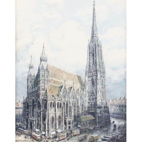 FRIEDRICH FRANK : 'Stephansdom Wien' (DOBIASCHOFSKY AUKTIONEN AG)