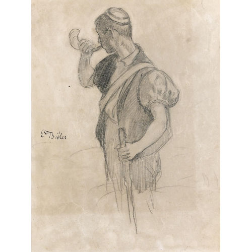 ERNEST BIELER : Senn mit Horn (DOBIASCHOFSKY AUKTIONEN AG)