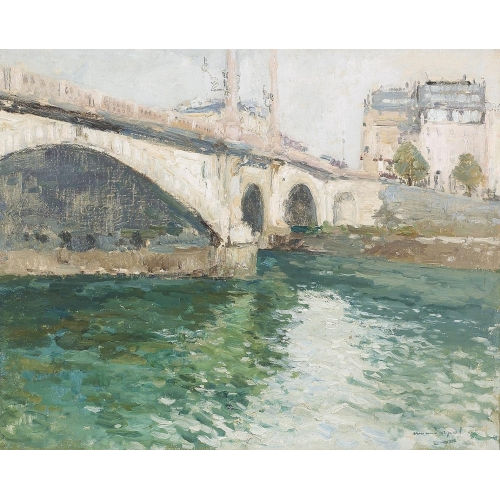 ARMAND APOL : Sommerliche Seinepartie in Paris (DOBIASCHOFSKY AUKTIONEN AG)