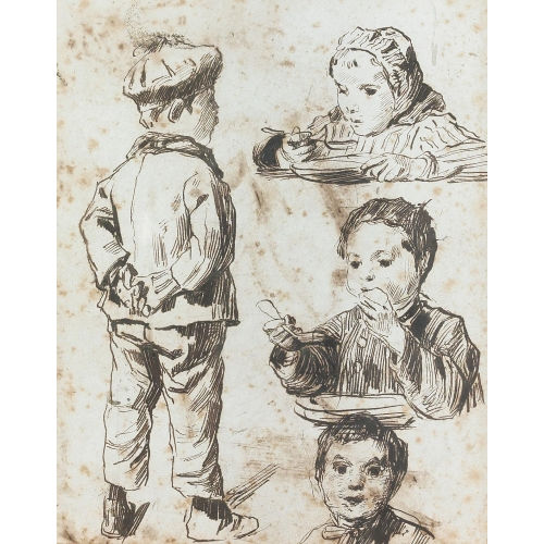 ALBERT ANKER : Kinderstudien (DOBIASCHOFSKY AUKTIONEN AG)