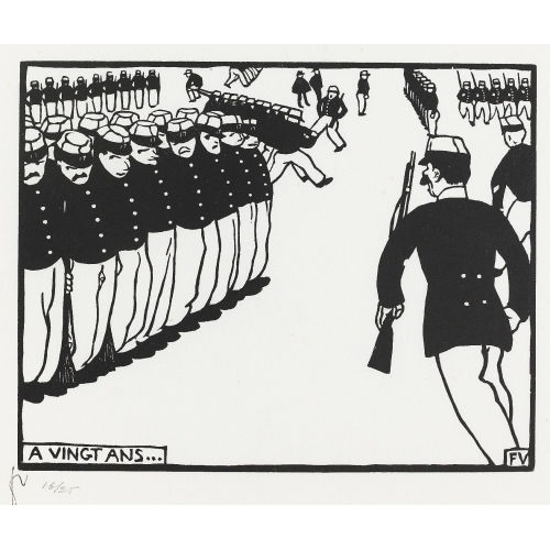 FELIX VALLOTTON : 'A vingt ans...' (DOBIASCHOFSKY AUKTIONEN AG)