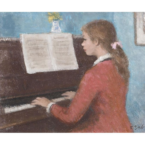 FRAN�OIS GALL : 'La le�on de piano' (DOBIASCHOFSKY AUKTIONEN AG)
