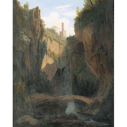 ALFRED VON ERNST : Romantische Landschaft (DOBIASCHOFSKY AUKTIONEN AG)