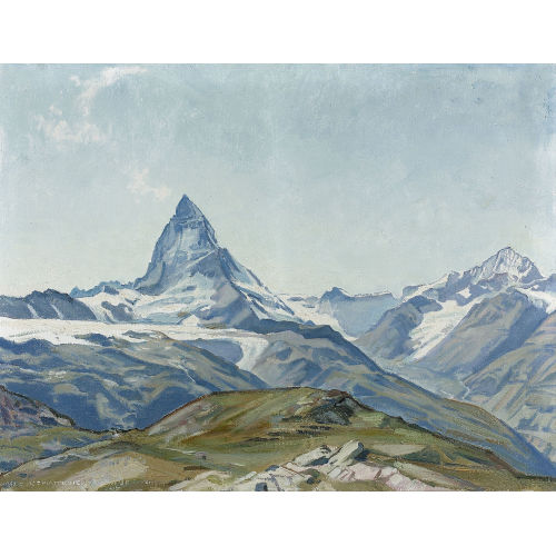 CHARLES L′EPLATTENIER : 'Cervin, beau Temps' (DOBIASCHOFSKY AUKTIONEN AG)