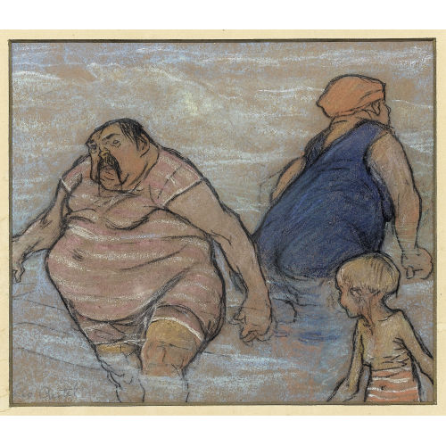 LEO GESTEL : Drei Badende (DOBIASCHOFSKY AUKTIONEN AG)