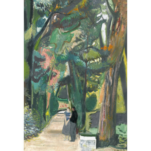 ADRIEN HOLY : Liebespaar im Wald (DOBIASCHOFSKY AUKTIONEN AG)