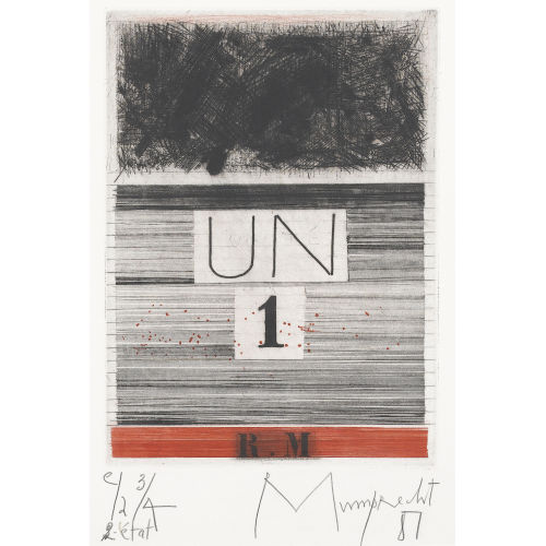 RUDOLF MUMPRECHT : 'Un 1' (DOBIASCHOFSKY AUKTIONEN AG)