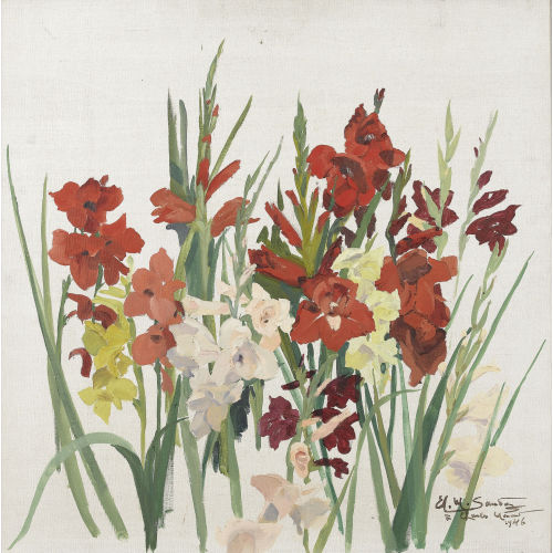 EDOUARD-MARCEL SANDOZ : Gladiolen (DOBIASCHOFSKY AUKTIONEN AG)