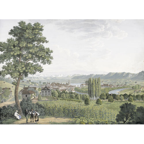 DAVID ALOIS SCHMID : 'Z�rich von der Waid' (DOBIASCHOFSKY AUKTIONEN AG)