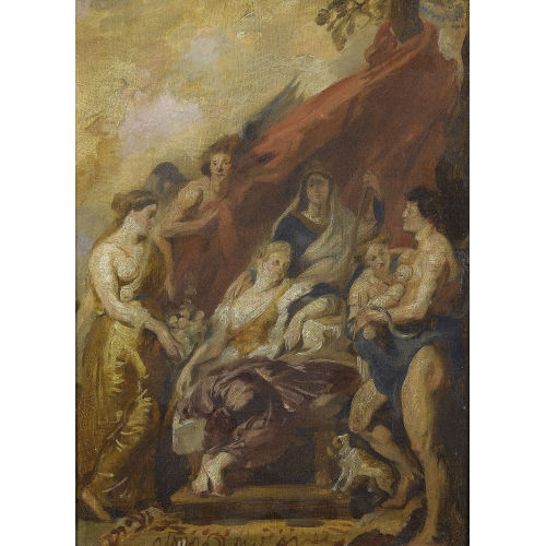 BARTHELEMY MENN : Die Geburt Ludwigs XIII (DOBIASCHOFSKY AUKTIONEN AG)