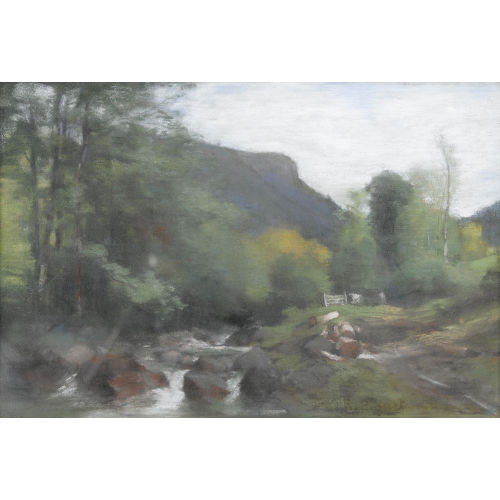 RODOLPHE PIGUET : Flusslandschaft in der Auvergne (DOBIASCHOFSKY AUKTIONEN AG)