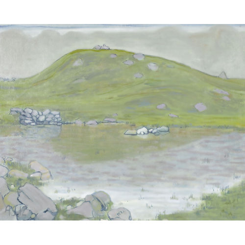 ALBERT SCHMIDT : Landschaftspartie mit Teich (DOBIASCHOFSKY AUKTIONEN AG)