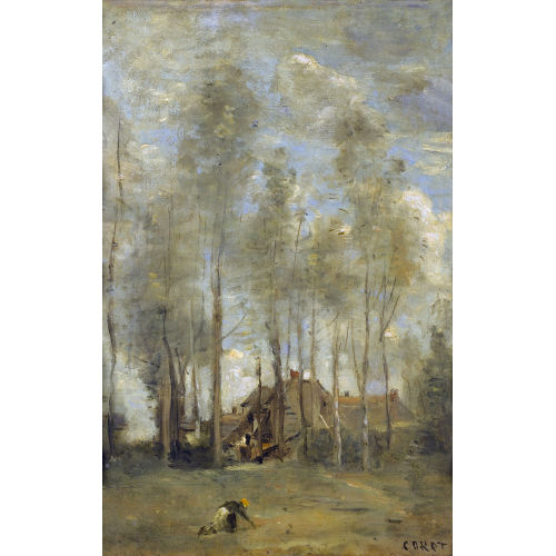 JEAN BAPTISTE CAMILLE COROT : Clairi�re des Bois Pierre aux environs pr�s Ch�teau-Thierry (DOBIASCHOFSKY AUKTIONEN AG)