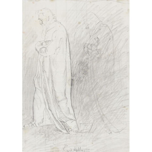 FERDINAND HODLER : Figurenstudie zu 'Eurythmie' (DOBIASCHOFSKY AUKTIONEN AG)