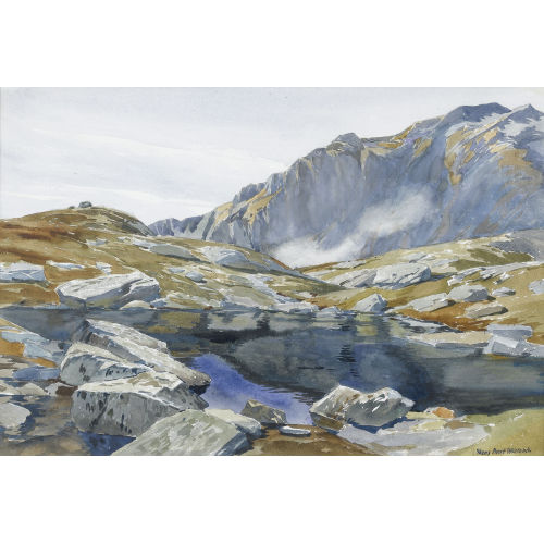 HANS BEAT WIELAND : Kleiner Bergsee (DOBIASCHOFSKY AUKTIONEN AG)