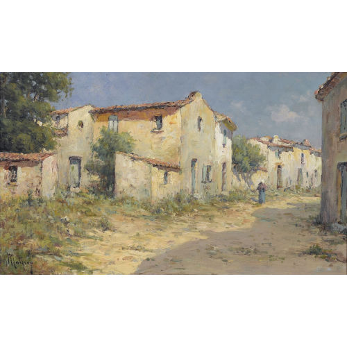 HENRY (AUCH MALFORY-SAVIGNY) MALFROY : Sommerliche Strassenpartie in der Provence (DOBIASCHOFSKY AUKTIONEN AG)