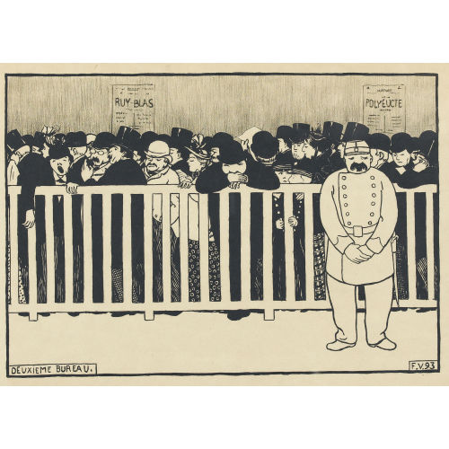 FELIX VALLOTTON : 'Deuxi�me bureau' (DOBIASCHOFSKY AUKTIONEN AG)