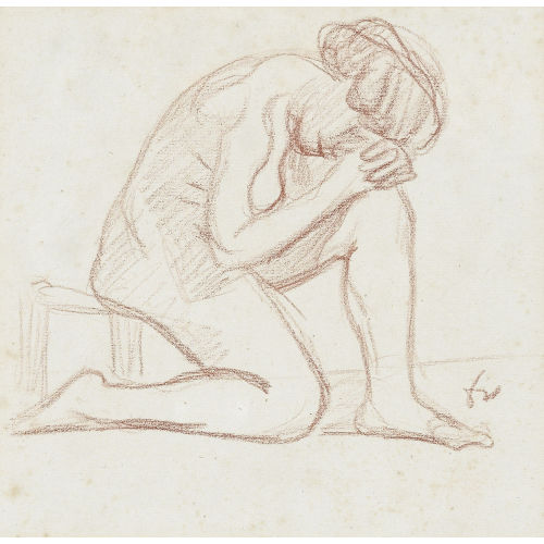FELIX VALLOTTON : Femme nue (DOBIASCHOFSKY AUKTIONEN AG)