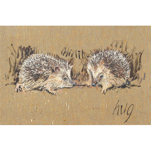 FRITZ HUG : Zwei Igel (DOBIASCHOFSKY AUKTIONEN AG)