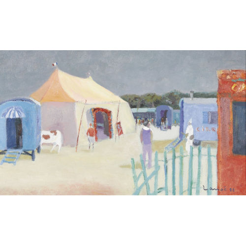 ALPHONSE LANOE : 'Le cirque' (DOBIASCHOFSKY AUKTIONEN AG)
