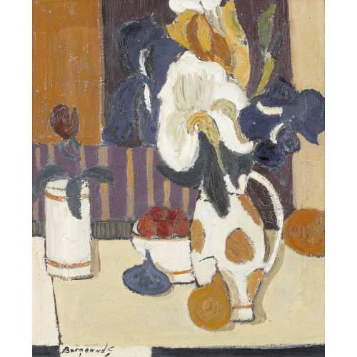 GEORGES BORGEAUD : 'Les iris' (DOBIASCHOFSKY AUKTIONEN AG)