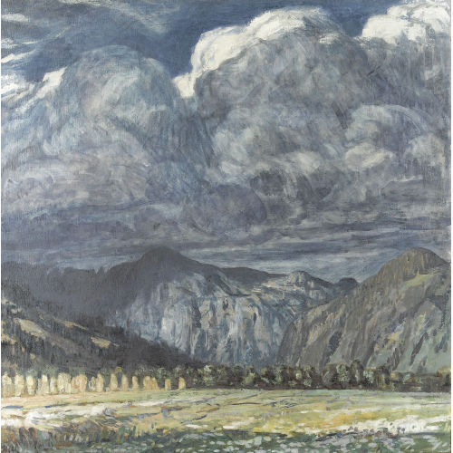 FRIEDRICH HELL : Sommerlandschaft im Tirol (DOBIASCHOFSKY AUKTIONEN AG)