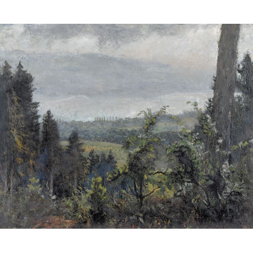REINHOLD K�NDIG : 'Dunstige Landschaft' (DOBIASCHOFSKY AUKTIONEN AG)