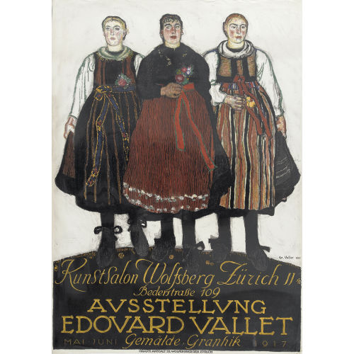 EDOUARD VALLET : 'Kunstsalon Wolfsberg 1917' (DOBIASCHOFSKY AUKTIONEN AG)
