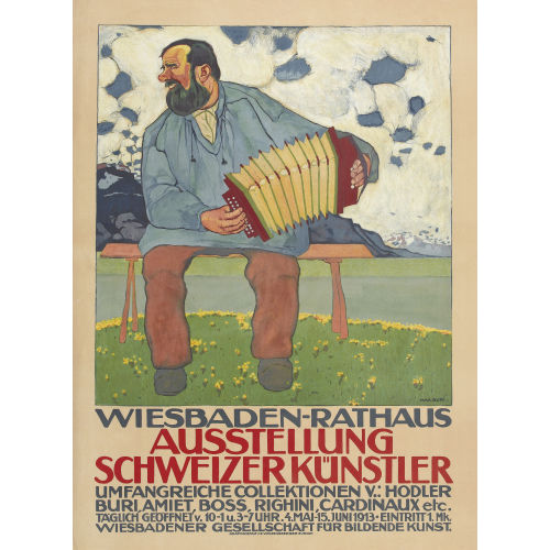 MAX BURI : 'Ausstellung Schweizer K�nstler 1913' (DOBIASCHOFSKY AUKTIONEN AG)