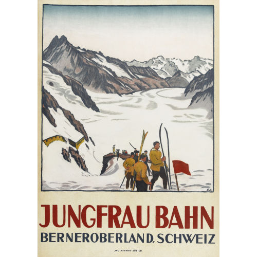 EMIL CARDINAUX : 'Jungfraubahn Berneroberland' (DOBIASCHOFSKY AUKTIONEN AG)