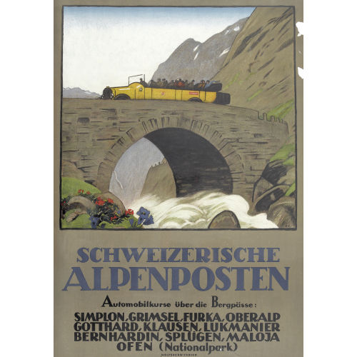EMIL CARDINAUX : 'Schweizerische Alpenposten' (DOBIASCHOFSKY AUKTIONEN AG)