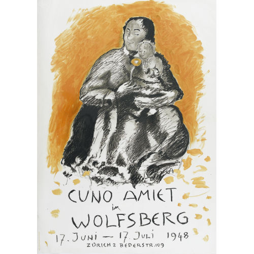 CUNO AMIET : 'Cuno Amiet im Wolfsberg 1948' (DOBIASCHOFSKY AUKTIONEN AG)