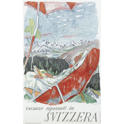 ALOIS CARIGIET : 'Vacanze risposanti in Svizzera' (DOBIASCHOFSKY AUKTIONEN AG)