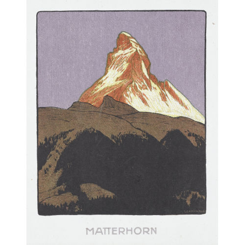 EMIL CARDINAUX : 'Matterhorn' (DOBIASCHOFSKY AUKTIONEN AG)
