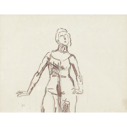 FERDINAND HODLER : Studie zu 'Blick in die Unendlichkeit' (DOBIASCHOFSKY AUKTIONEN AG)
