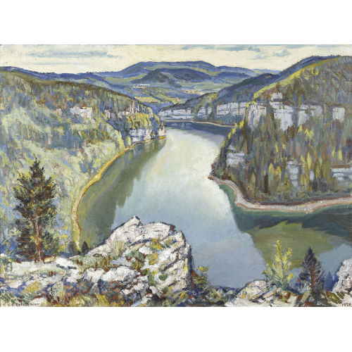 CHARLES L′EPLATTENIER : 'Bassins du Doubs, �t�' (DOBIASCHOFSKY AUKTIONEN AG)