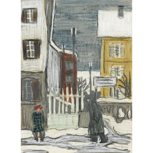 FRED STAUFFER : Winter in der Lorraine (DOBIASCHOFSKY AUKTIONEN AG)