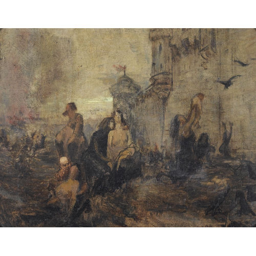 FERDINAND VICTOR EUGENE DELACROIX : Auf den Barrikaden (DOBIASCHOFSKY AUKTIONEN AG)