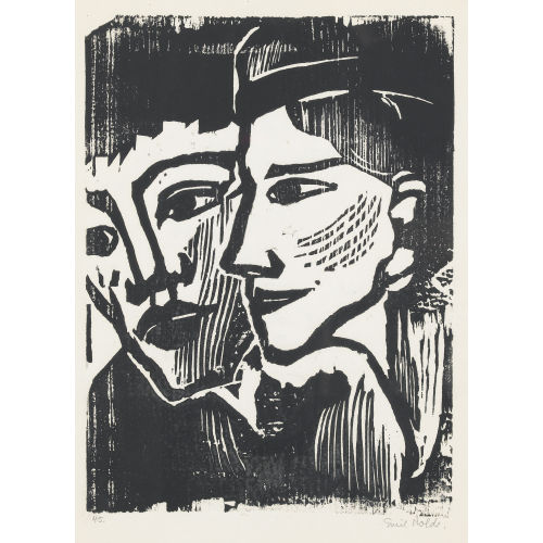 EMIL (EIGTL. HANSEN NOLDE : Doppelbildnis (DOBIASCHOFSKY AUKTIONEN AG)