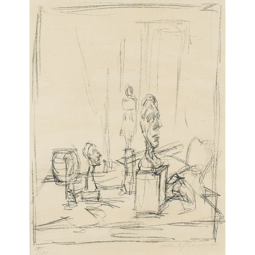 ALBERTO GIACOMETTI : The studio (DOBIASCHOFSKY AUKTIONEN AG)