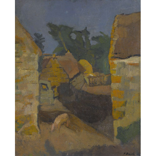 PAUL BASILIUS BARTH : 'Bauernhof in der Bretagne' (DOBIASCHOFSKY AUKTIONEN AG)