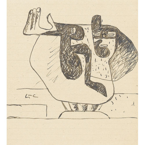 CHARLES-EDOUARD) LE CORBUSIER (EIGTL. JEANNERET : Studie zu 'L′enfant est l�' (DOBIASCHOFSKY AUKTIONEN AG)