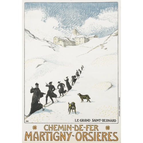 ALBERT MURET : 'Chemin-de-fer Martigny-Orsi�re' (DOBIASCHOFSKY AUKTIONEN AG)