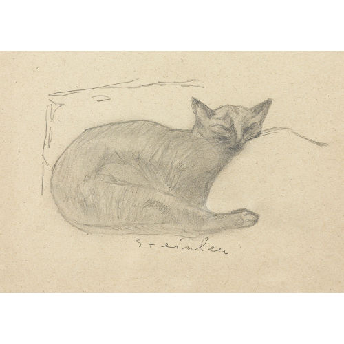 THEOPHILE-ALEXANDRE STEINLEN : Chat (DOBIASCHOFSKY AUKTIONEN AG)